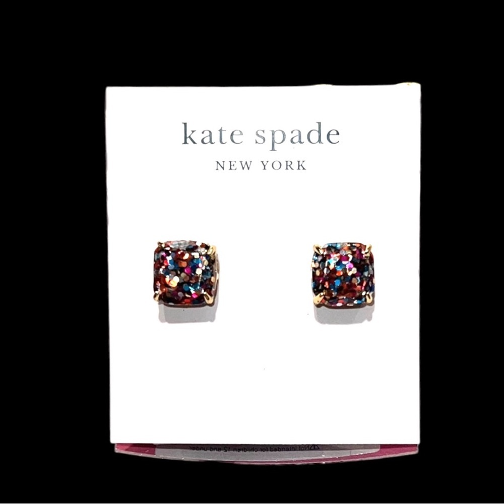 🌻NEW w/tag Kate Spade multicolor glitter earrings